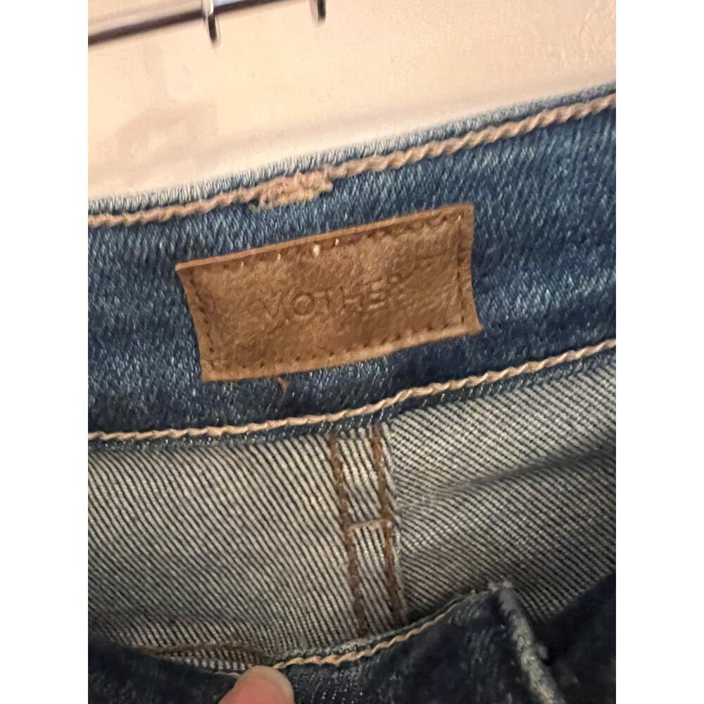 MOTHER The Hustler Ankle Fray Jeans 25 Meet Cute Flare High Rise quiet luxury - Picture 5 of 12